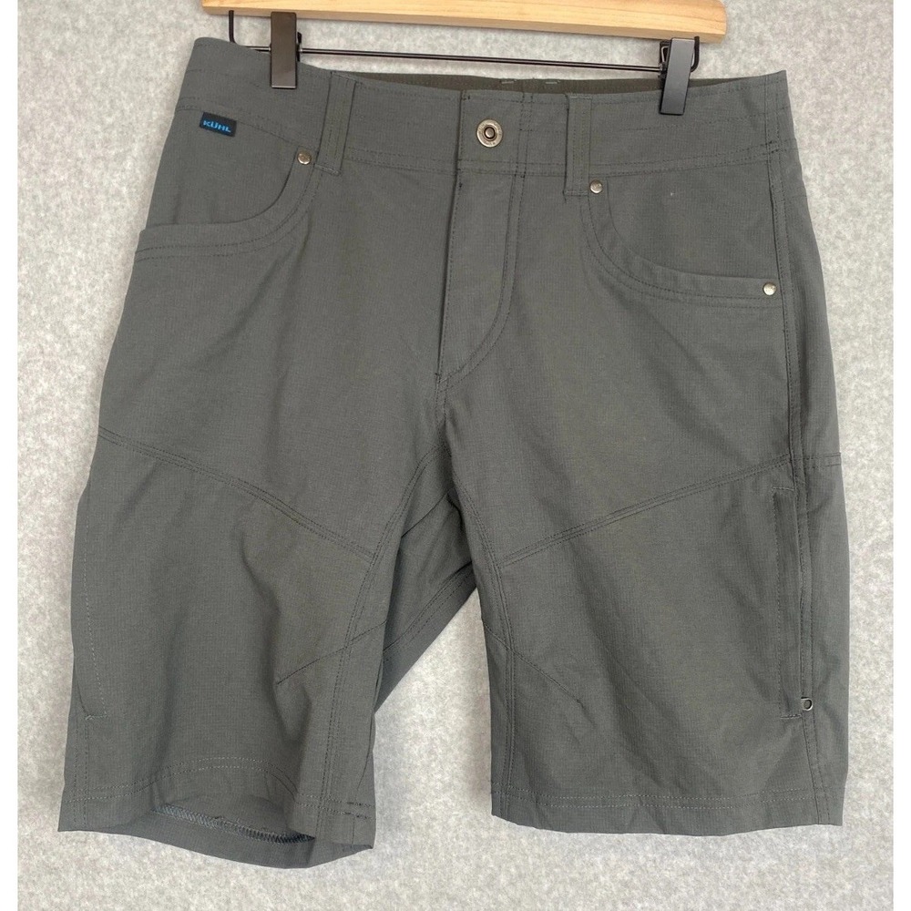 Kuhl Renegade Shorts Men's 32 Gray Hiking Outdoor Stretch Quick Dry